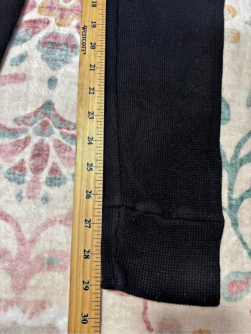 Monrow Waffle Knit joggers in Black Size Small NWT - Picture 6 of 8